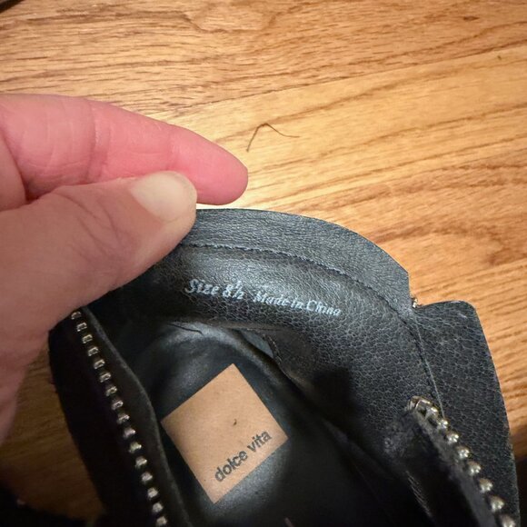 Dolce Vita Suede & Zipper Booties 8.5 - Picture 3 of 4